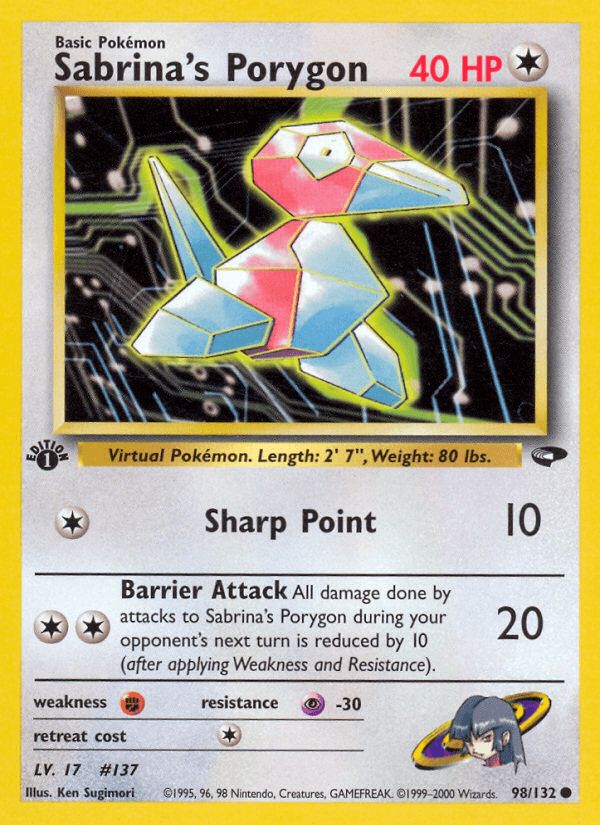 Sabrina's Porygon (1st Edition)