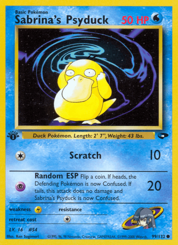 Sabrina's Psyduck (1st Edition)