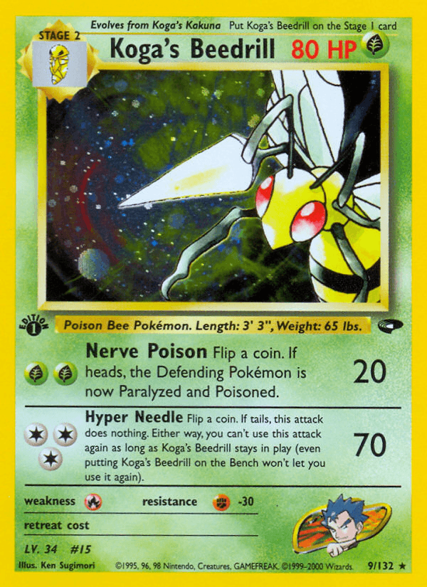 Koga's Beedrill (1st Edition)