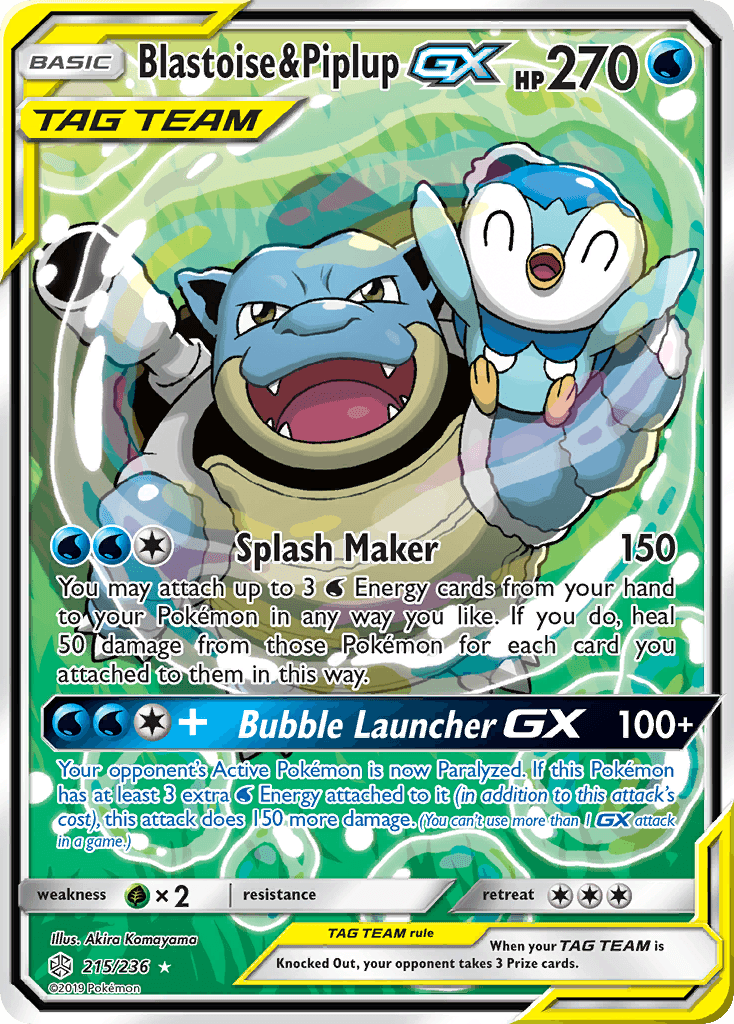 Blastoise & Piplup-GX