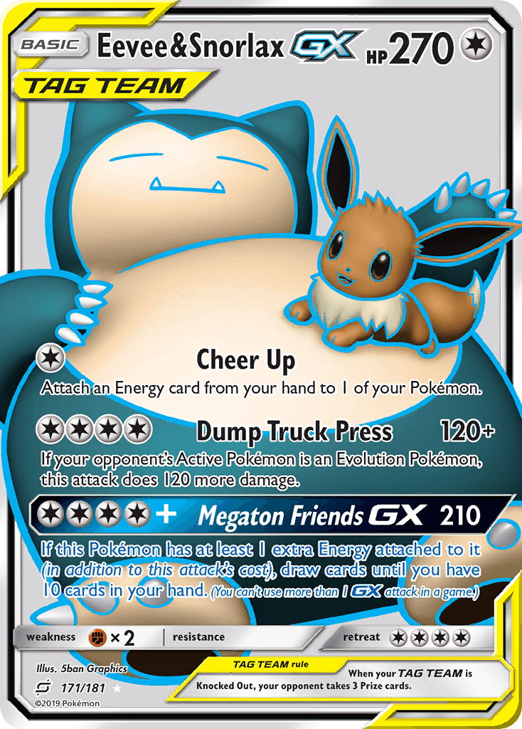 Eevee & Snorlax-GX