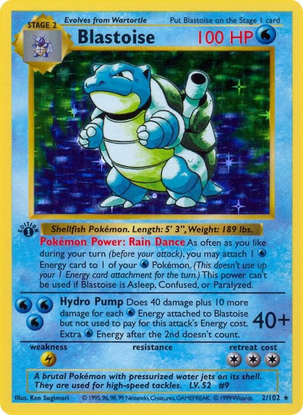 Blastoise (1st Edition Shadowless)