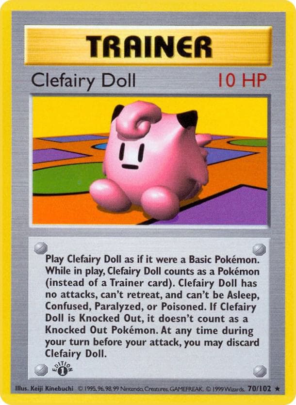 Clefairy Doll (1st Edition Shadowless)