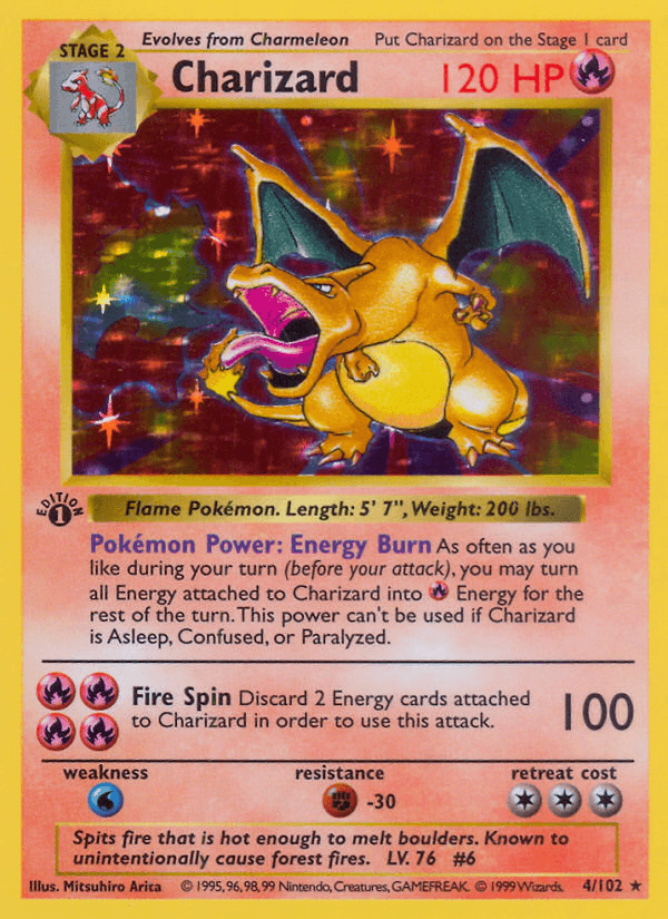 Charizard (1st Edition Shadowless)