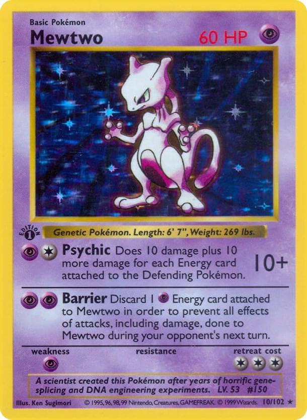 Mewtwo (1st Edition Shadowless)