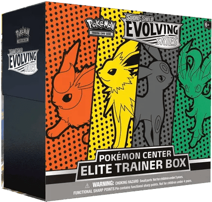 Evolving Skies Pokemon Center Elite Trainer Box [Jolteon/Flareon/Umbreon/Leafeon] (Exclusive)!