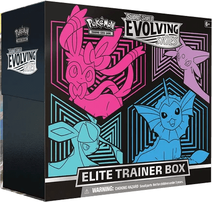 Evolving Skies Elite Trainer Box [Glaceon/Vaporeon/Sylveon/Espeon]!