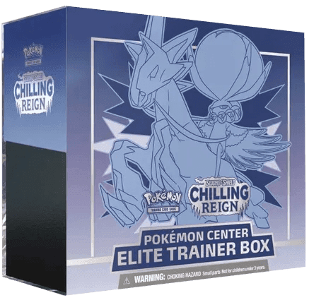 Chilling Reign Pokemon Center Elite Trainer Box [Ice Rider Calyrex] (Exclusive)!