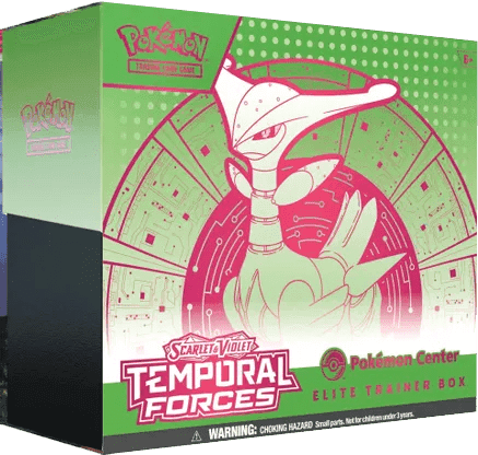 Temporal Forces Pokemon Center Elite Trainer Box (Exclusive) [Iron Leaves]!