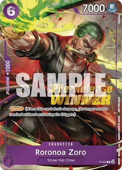 Roronoa Zoro (OP-06 Pre-Release Tournament) [Winner]