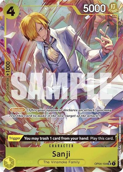 Sanji (OP04-104) (Alternate Art)