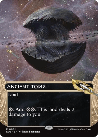 Ancient Tomb (0091) (Borderless) (Galaxy Foil)